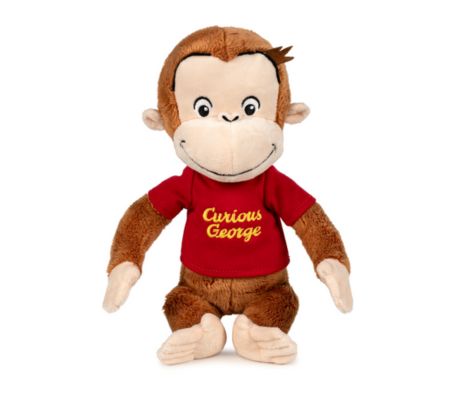 (Mis 3) GEORGE LA SCIMMIETTA (CURIOSO COME GEORGE) Con T-Shirt Peluche 25cm…x6